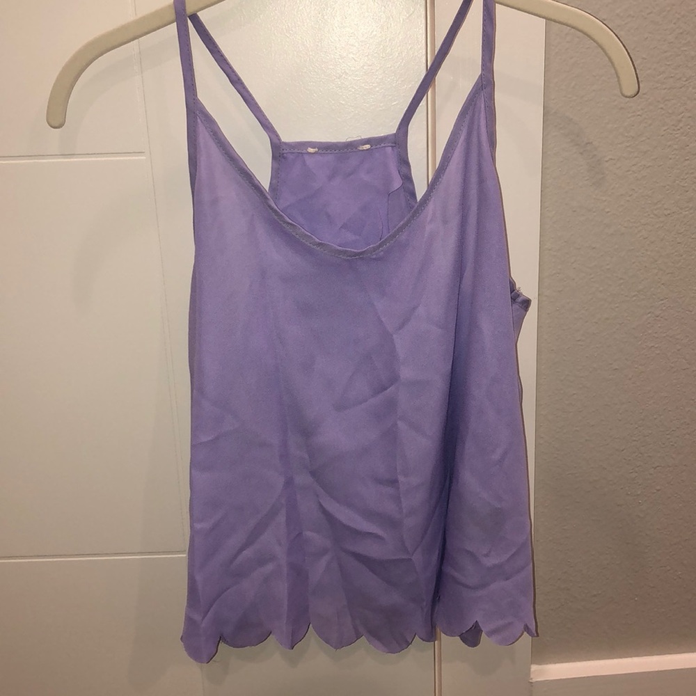 Purple tank top
